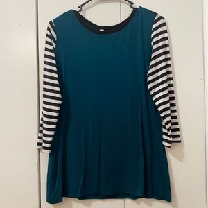 Charming Charlie turquoise shirt